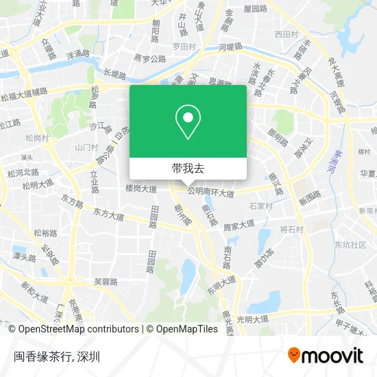 闽香缘茶行地图