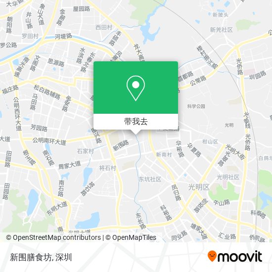 新围膳食坊地图