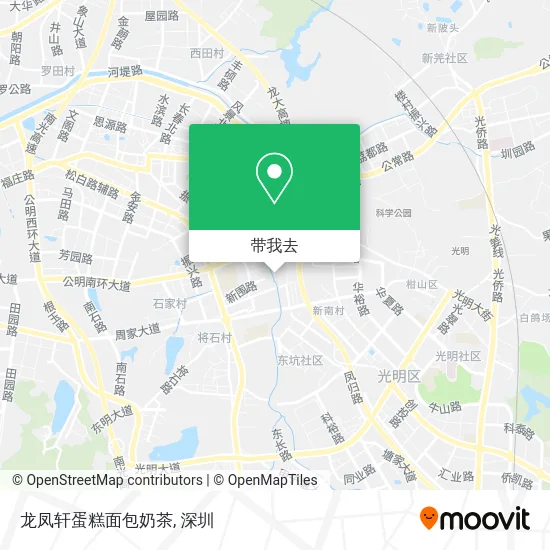 龙凤轩蛋糕面包奶茶地图