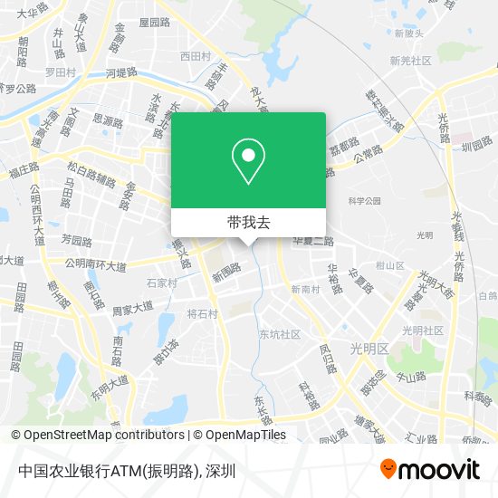 中国农业银行ATM(振明路)地图