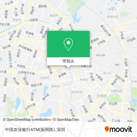 中国农业银行ATM(振明路)地图