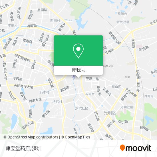 康宝堂药店地图