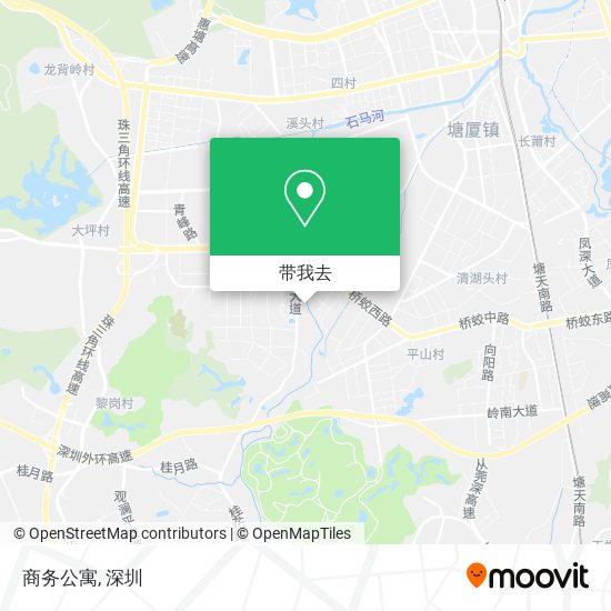 商务公寓地图
