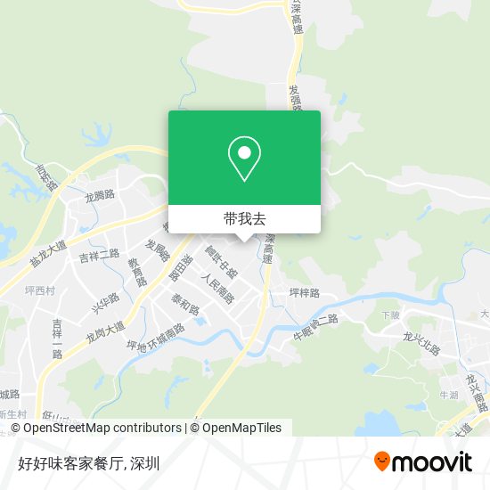 好好味客家餐厅地图