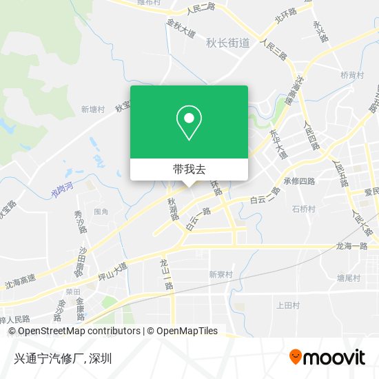 兴通宁汽修厂地图