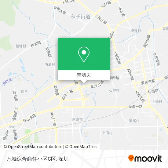 万城综合商住小区C区地图
