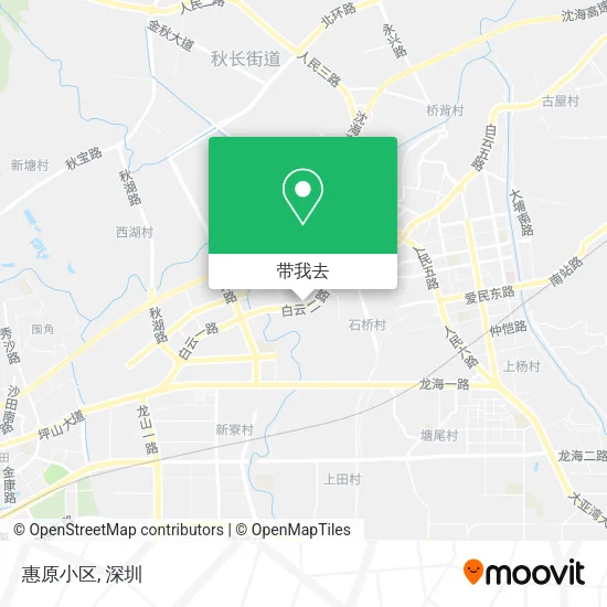 惠原小区地图
