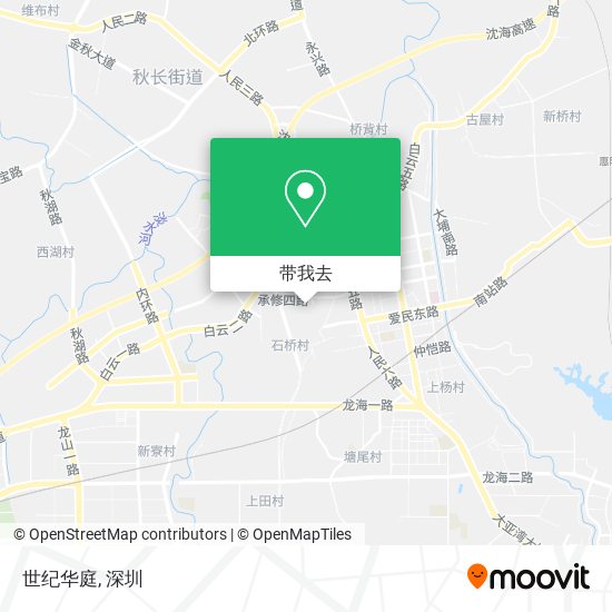 世纪华庭地图