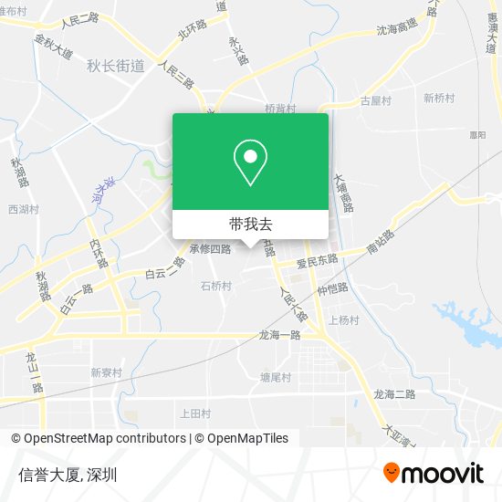 信誉大厦地图