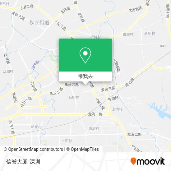 信誉大厦地图