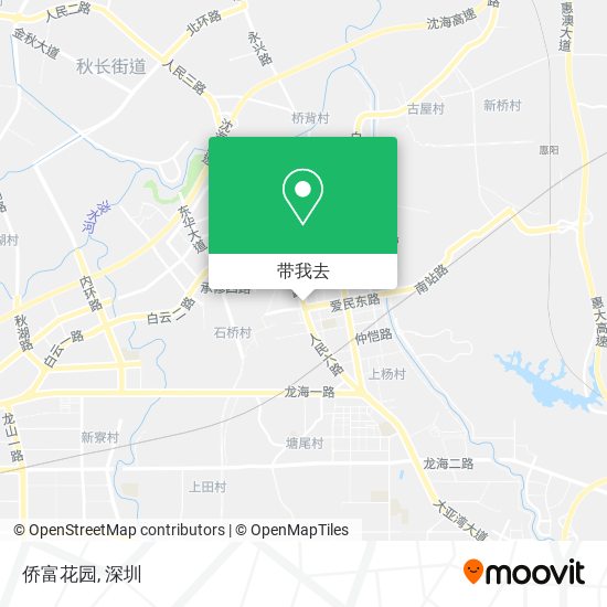 侨富花园地图