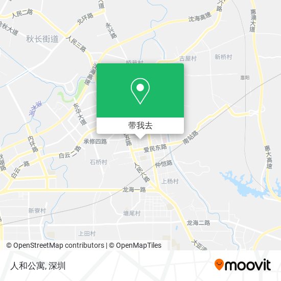 人和公寓地图