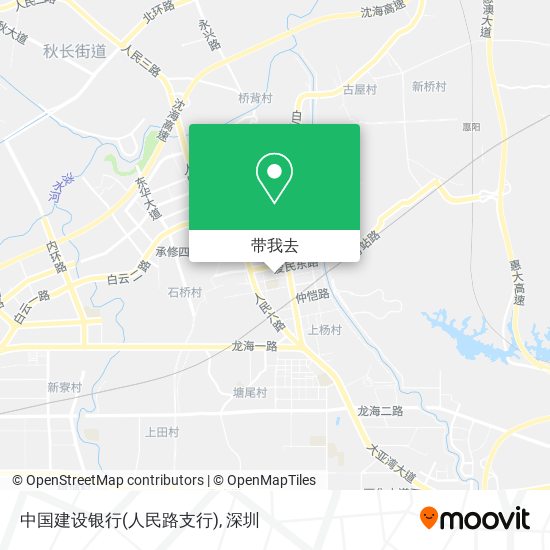 中国建设银行(人民路支行)地图