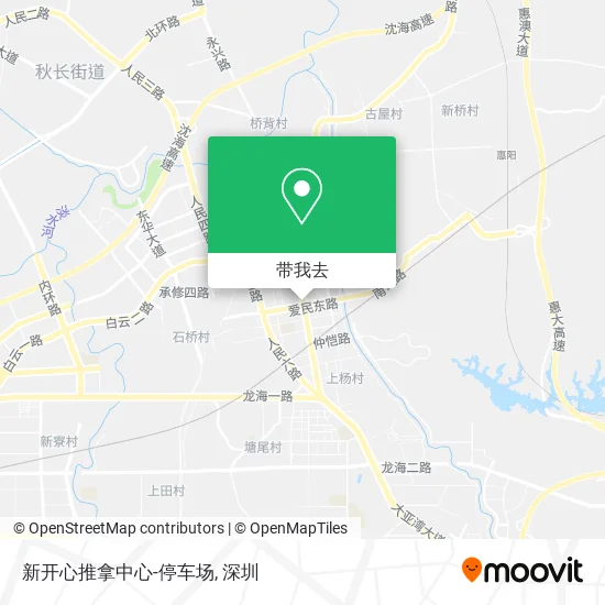 新开心推拿中心-停车场地图