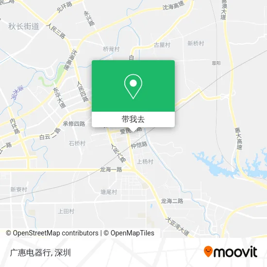 广惠电器行地图