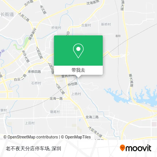 老不夜天分店停车场地图
