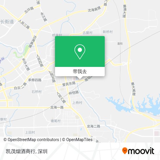 凯茂烟酒商行地图