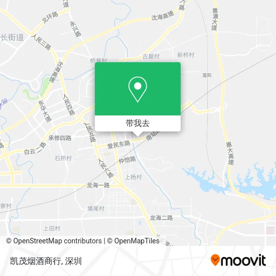 凯茂烟酒商行地图