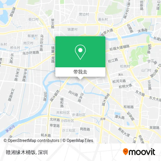 赣湘缘木桶饭地图
