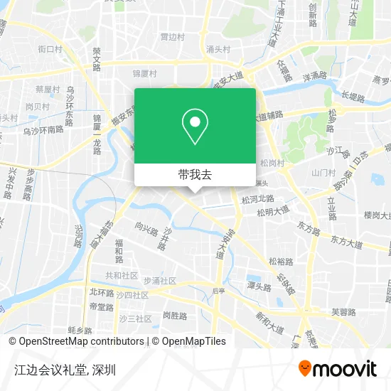 江边会议礼堂地图
