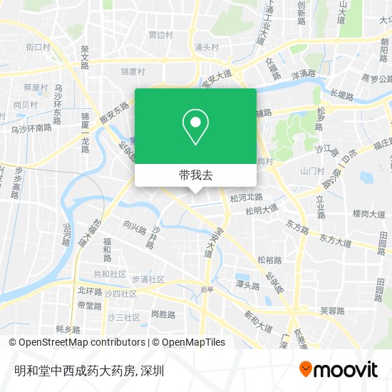 明和堂中西成药大药房地图