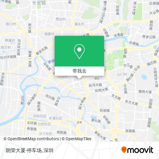 朗荣大厦-停车场地图