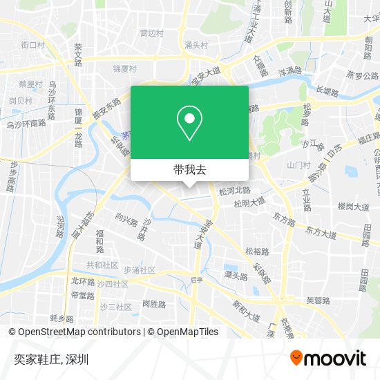 奕家鞋庄地图