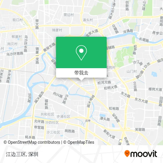 江边三区地图