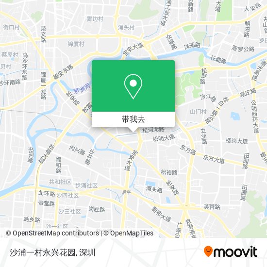 沙浦一村永兴花园地图