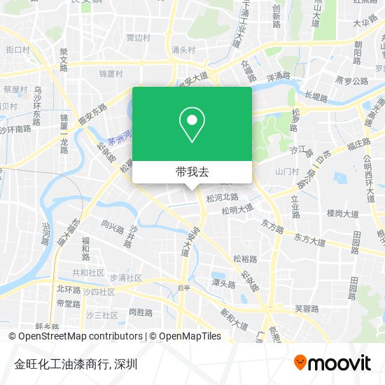 金旺化工油漆商行地图