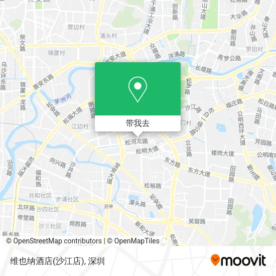 维也纳酒店(沙江店)地图
