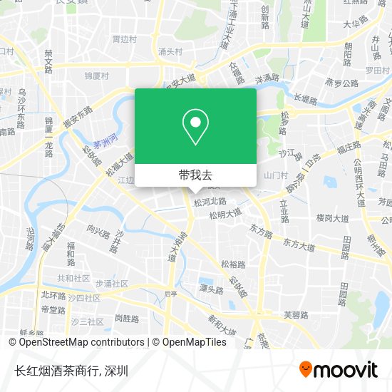 长红烟酒茶商行地图
