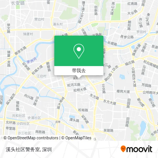 溪头社区警务室地图