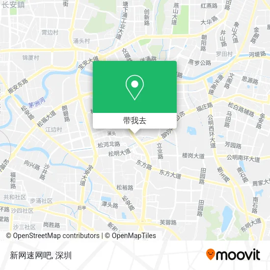新网速网吧地图