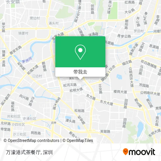 万濠港式茶餐厅地图
