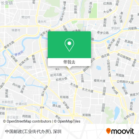 中国邮政(工业街代办所)地图