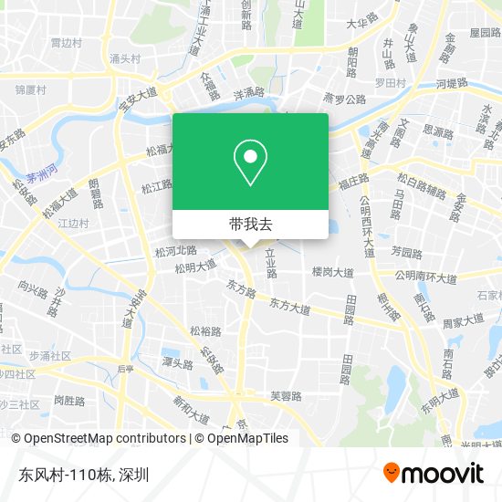 东风村-110栋地图