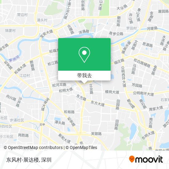 东风村-展达楼地图