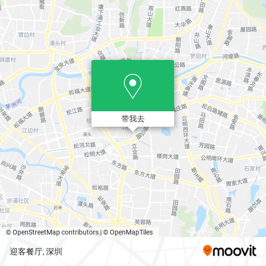 迎客餐厅地图