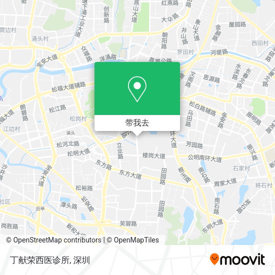 丁献荣西医诊所地图