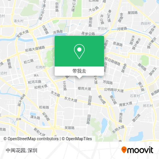 中闽花园地图