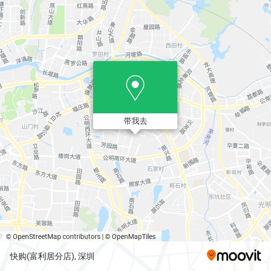 快购(富利居分店)地图