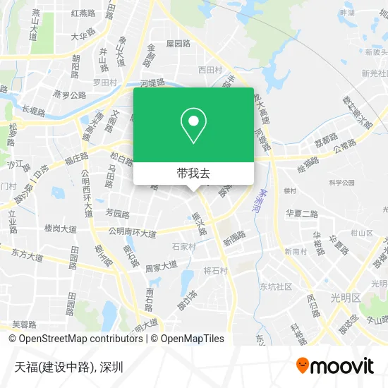 天福(建设中路)地图