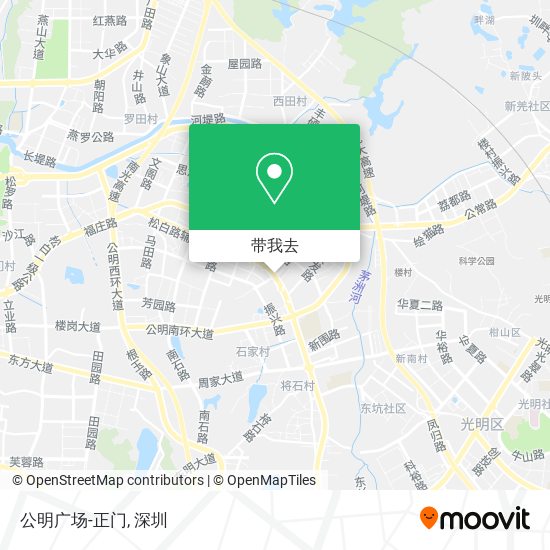 公明广场-正门地图
