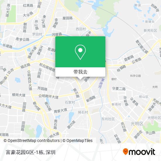 富豪花园G区-1栋地图