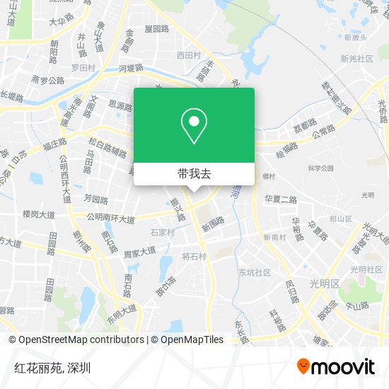红花丽苑地图