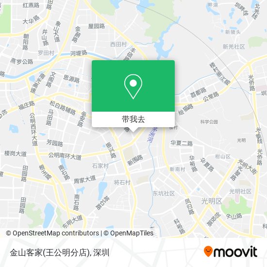 金山客家(王公明分店)地图