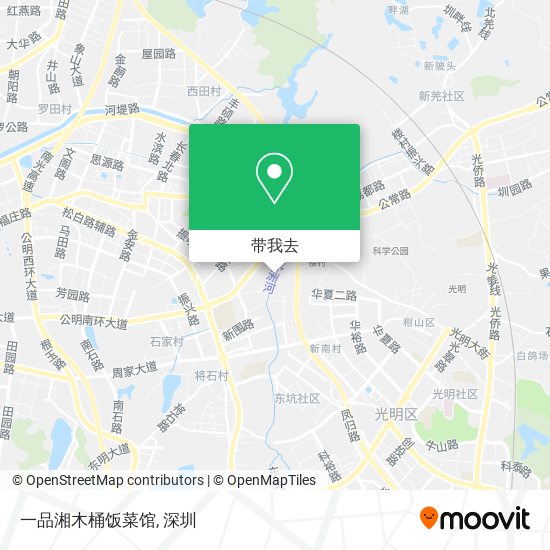 一品湘木桶饭菜馆地图