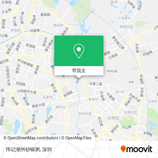 伟记潮州砂锅粥地图