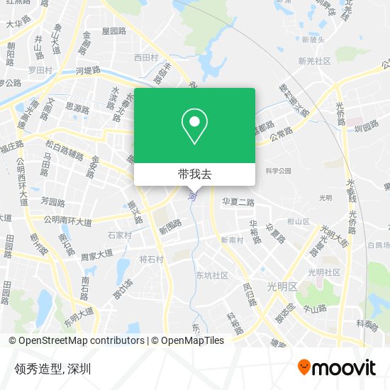 领秀造型地图